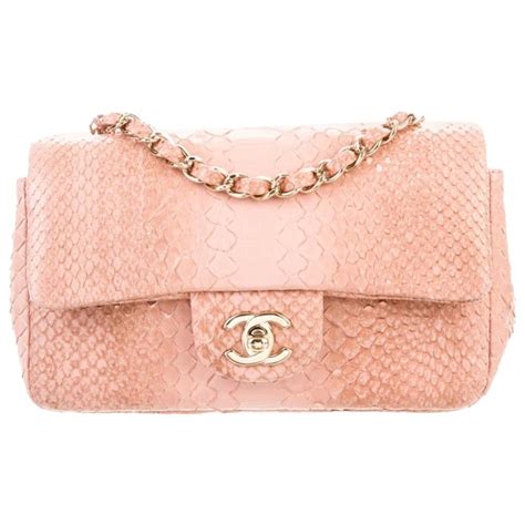 chanel iridescent pink flap bag|chanel snakeskin flap bag.